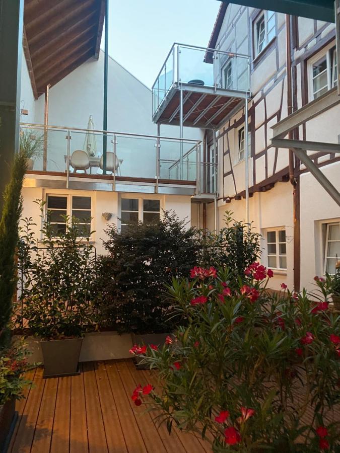 Das Schiefe Haus - Wohnung "Altstadt" Heppenheim  Bagian luar foto